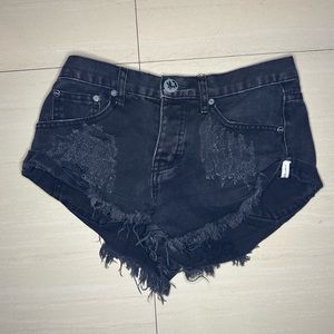 Black One Teaspoon shorts